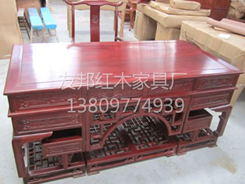 非洲酸枝彎角辦公桌