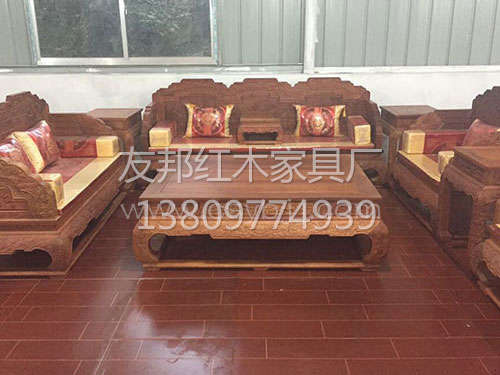 荷花寶座（緬甸花梨）